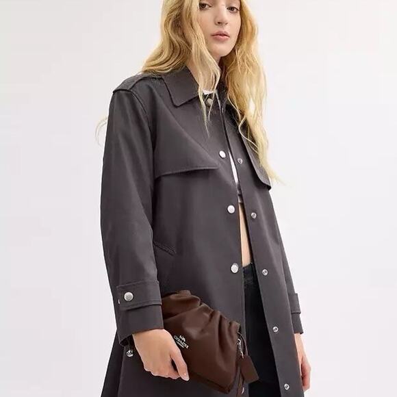 NWT Coach Faye Shoulder Bag CV529 Leather Wear 3 Ways Silver/Maple - Picture 11 of 12